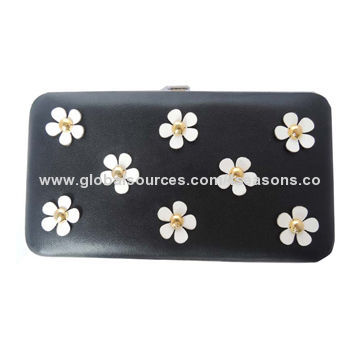 Ladies' Card Wallet with Flower