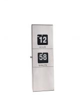 Cuboid Wooden Flip Clock With Two Holes