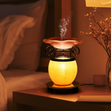 Colorful Glass Switch Aroma Wax Melter Candle Warmer Lamp