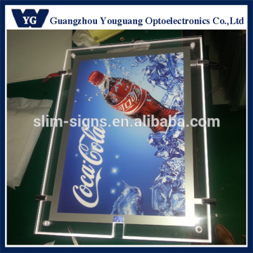 Double sided acrylic light box, perspex light box, slim acrylic light box