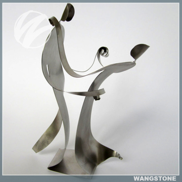 Customized Dancing Couple Stainless Steel Figure Sculpture