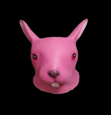 Rabbit latex mask