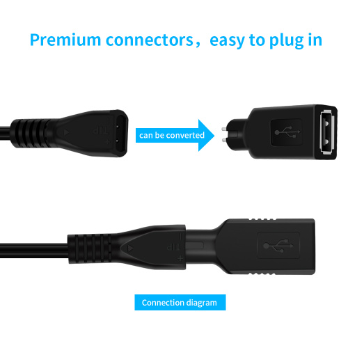 Adaptador de montaje de pared universal de la UE manual 12W