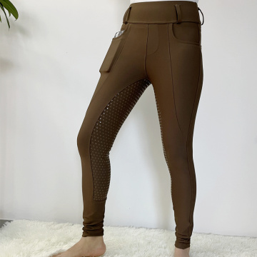 Mná silicone iomlána marcaíocht pócaí pants