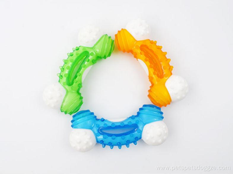 Environmentally Friendly chewing molar dog toy with sound