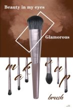10 Pcs b s mall makeup brushes set