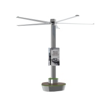 Dawang 5.5m PMSM Standing Type HVLS Airpole Fan for Commercial Sites