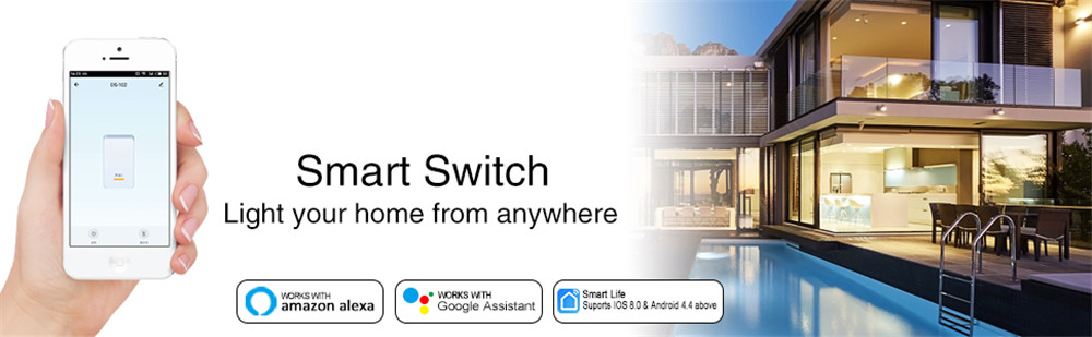 Hot sell 2020 popular smart home wall switch No battery wireless zigbee smart switch