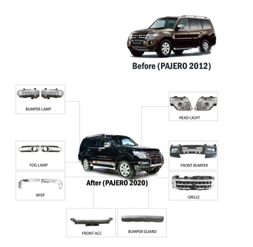 Wholesale Upgrade Full Auto Pats Car Body Kit for Mitsubishi Pajero 2012-2020