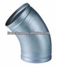 stainless steel grooved 45 elbow