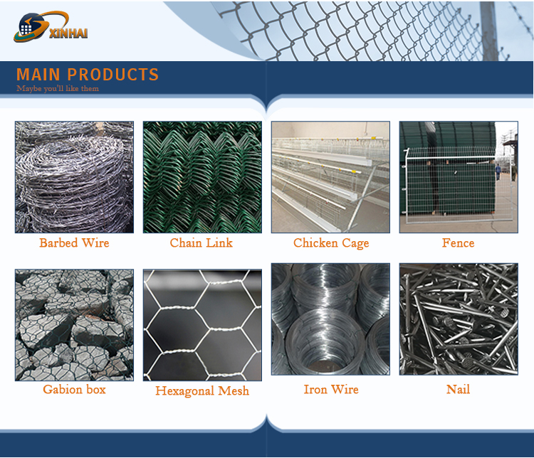 Galvanis Iron Wire Diamond Mesh Fence Berlian Lubang Lubang Link Pagar Olahraga