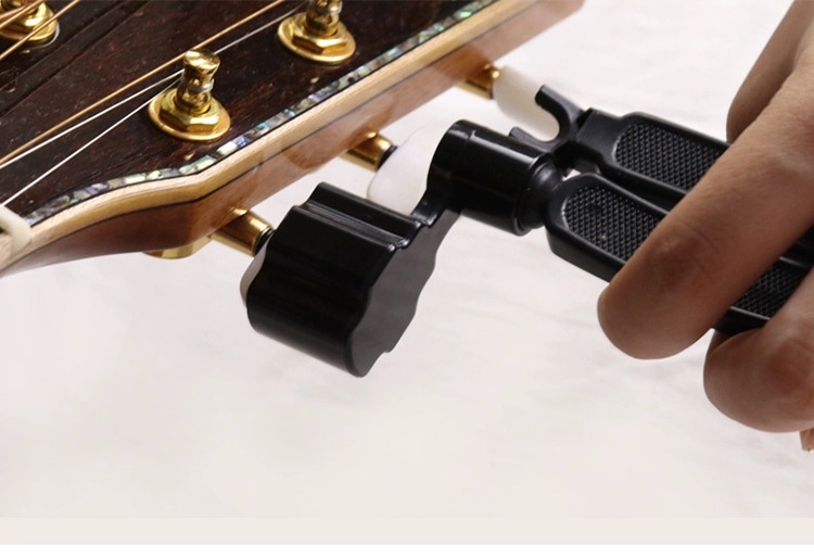 3 in 1 Guitar Peg String Winder + String Pin + String Cutter Guitar Tool Set Multifunction Guitar Accessories