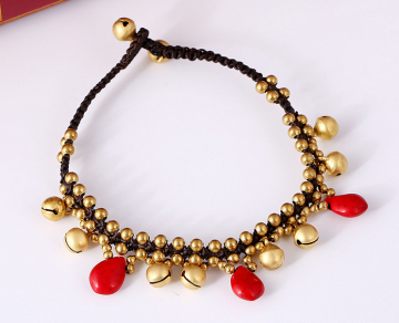 Anklet, Gold Jewelry Anklet, New Design Anklet Fashion Semi-precious Stone Anklet Bracelet 510293