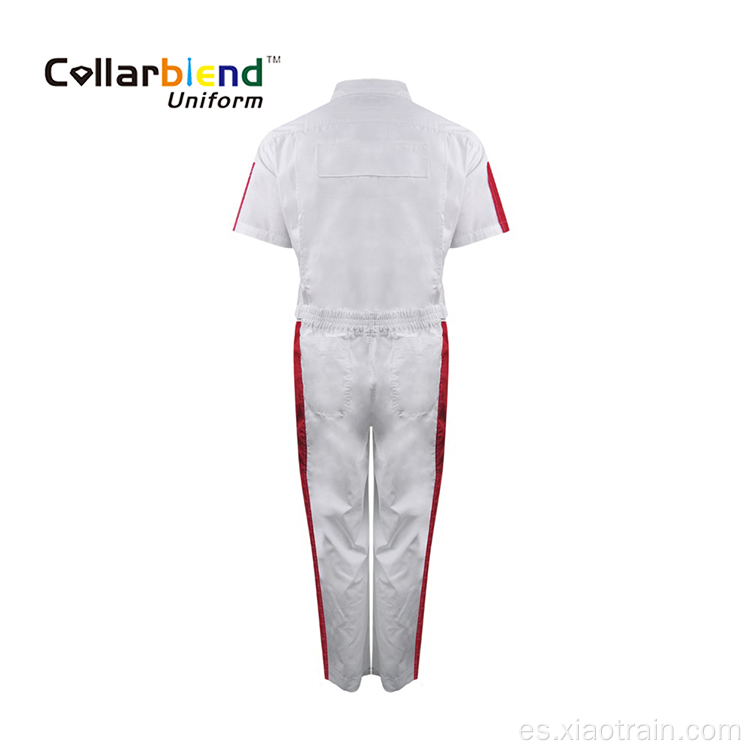 Ropa de trabajo general del mecánico blanco del OEM