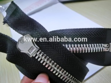 wholesale alibaba leather jacket metal zipper separating zipper