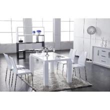 modern high gloss MDF dining table home furntiure