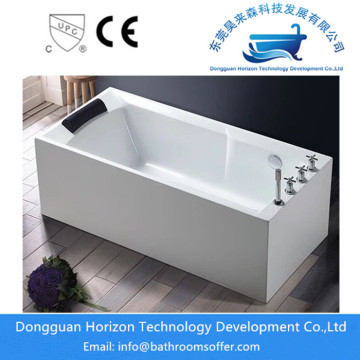 Rectangular White Freestanding Bath