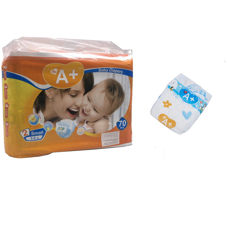 colored disposable baby diapers