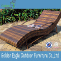 S Shape Armed Recliner Rattan Garden Set