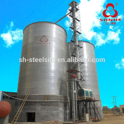 Grain Belt Conveyor / Chain Conveyor / Elevator / Catwalk / Support Tower Used For Grain Storage Steel Silo Bins