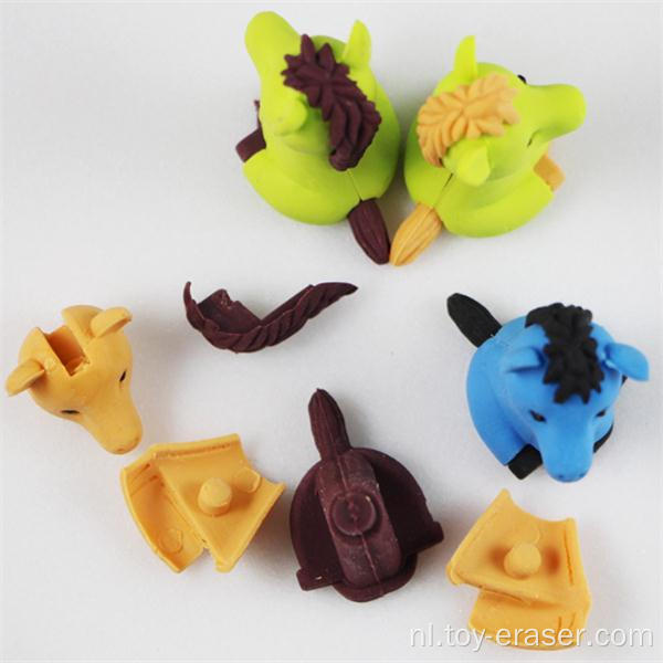 Custom School Supply Horse Rubber Eraser