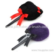 Cute Hello Kitty Makeup Plush Puff With Handle?