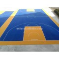 Backyard basketball court tile