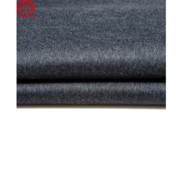 high quality double-faced fleece woven woolen fabric