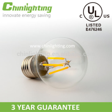 A60 Dimmable filament bulb led bulbs dimmable with UL