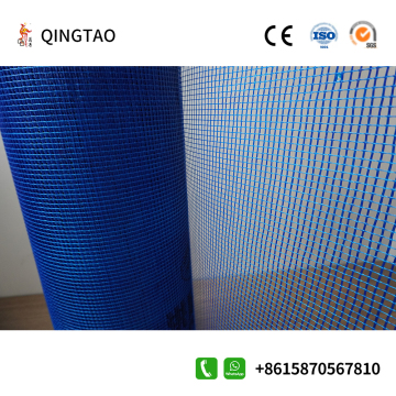 Blue mesh cloth for interior and exterior walls