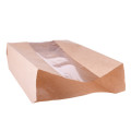 Nieuwe stijl kraft papieren afwerking broodverpakking