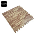 ฟิตเนสที่เชื่อมต่อกับโฟม EVA Plain 60cm Wood-grain Puzzle