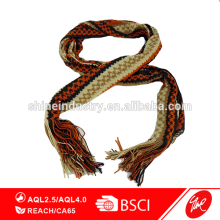 fashion style chequer tassels weave long scarf