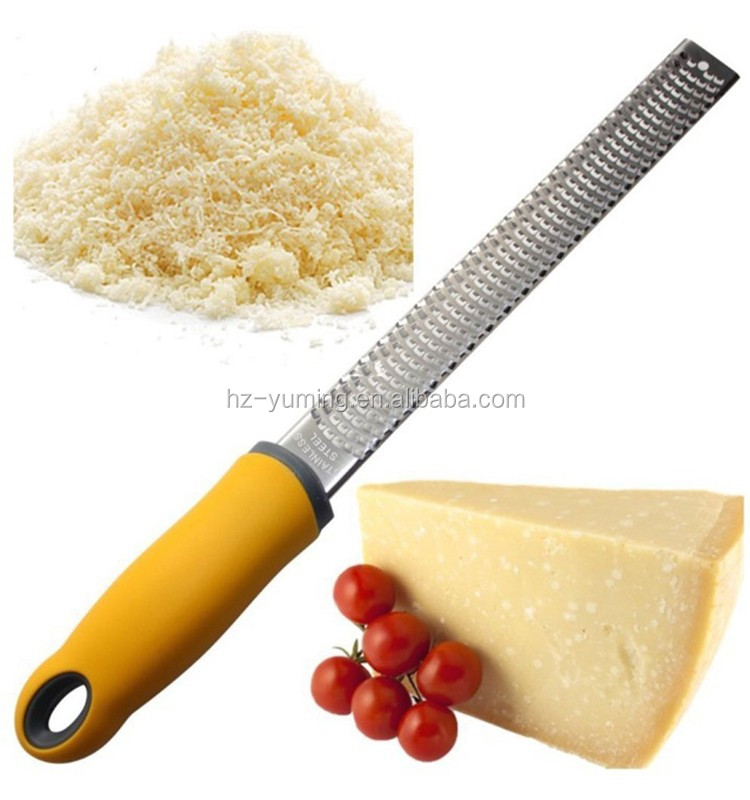 Hot Sale Handheld Kitchen Stainless Steel lemon zester with Cheese Grater Citrus Graters