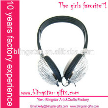 hot selling bling headphones ,rhinestone headphones ,jeweled headphones ,diamond headphones