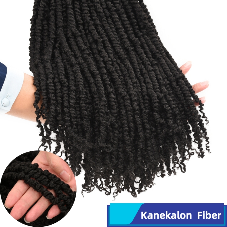 Pre-twisted 18inch Passion Twist Crochet Hair Kanekalon Braiding Hair Wholesale Passion Twist Hair Crochets Braid