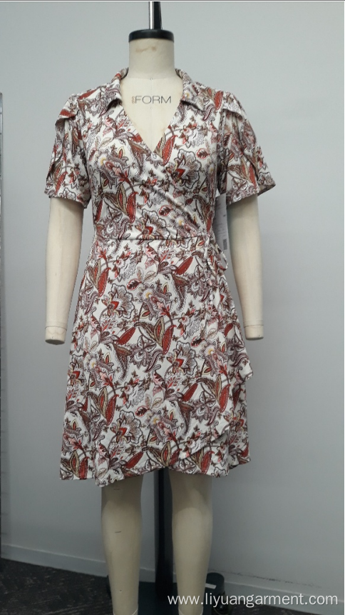 fashion print casual yong newly dress