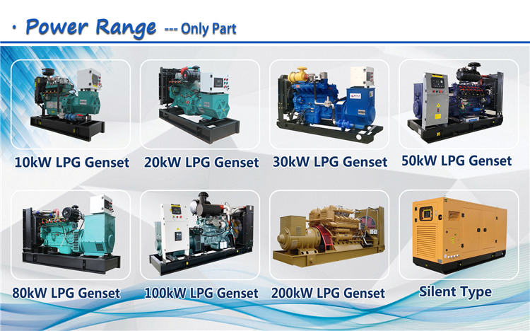 10KVA -1000KVA Soundproof biogas generator with cummins engine