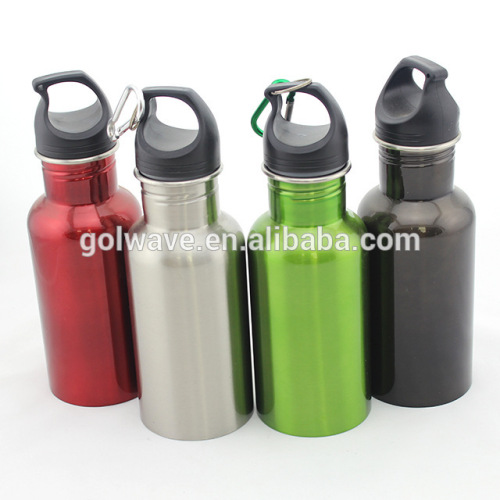 550ml portable wide-mouth insulated stainless steel sports bottle,Customized outdoor sport water bottle with leak-proof lid