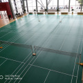 pavimentazione sportiva in pvc verde per campo da badminton