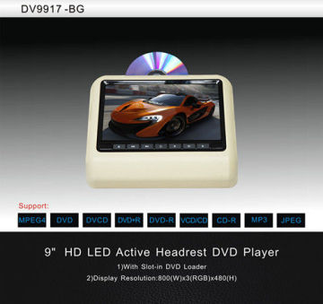 Car Active Headrest Dvd Player For Bmw / Audi / Toyota / Honda