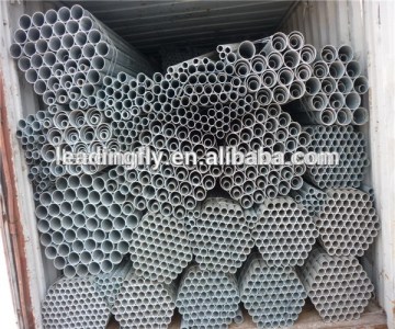 hot dipped galvanized pipe for fluid transportation