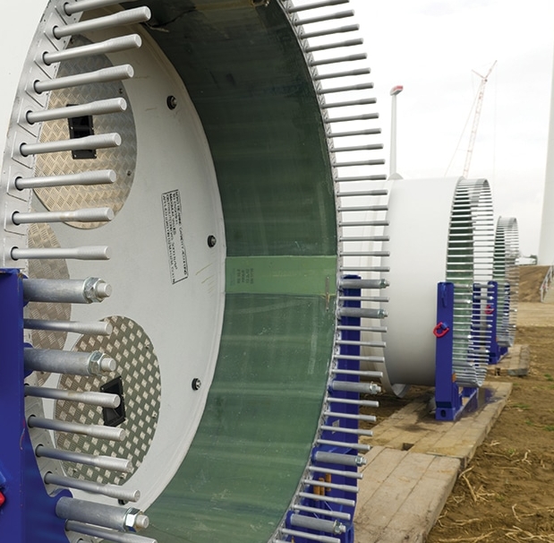 Szélenergia-rendszer turbina alapozó horgonycsavarok hatlapú nehéz