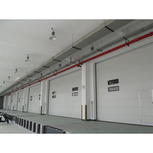 Industrial Overhead Sectional Mengangkat pintu garasi