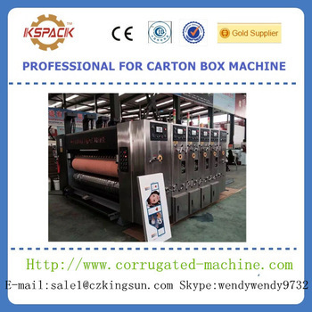 dongguang factory corrugated cardboard printing slotting die cutting machine