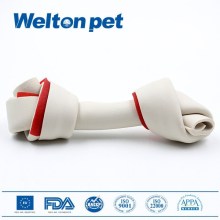 Large size cheese flavor real chicken inside knotted bone