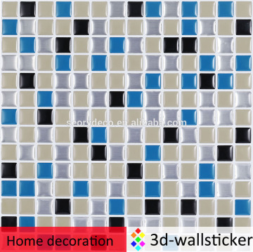 High quality 3d wall sticker,bathroom waterproof wall sticker, bathroom wall tile for bathroom decor