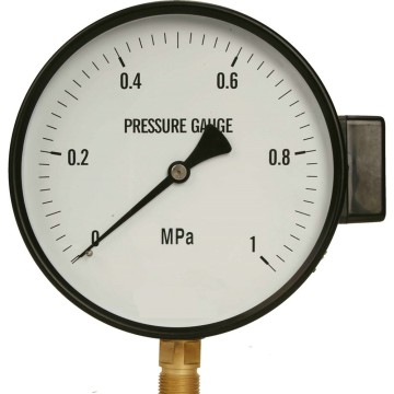 Transmissible pressure gauge with alarm