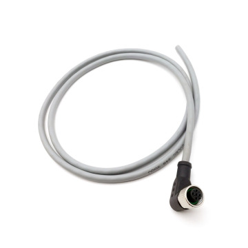 Shielded M12 5Pin Female Right Angle Connection Cable