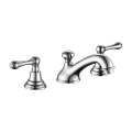 Wall mounted double lever basin mixer for concealed installation faucet